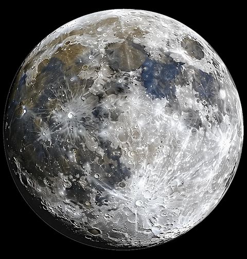 Obrázek produktu Pánské tričko Detailní Měsíc s Krátery