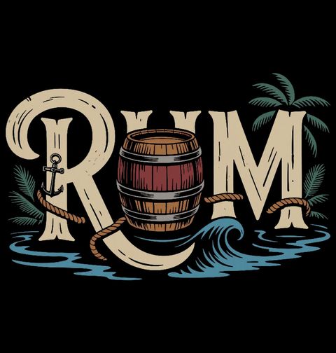 Obrázek produktu Pánské tričko Pirátský Sud Rumu