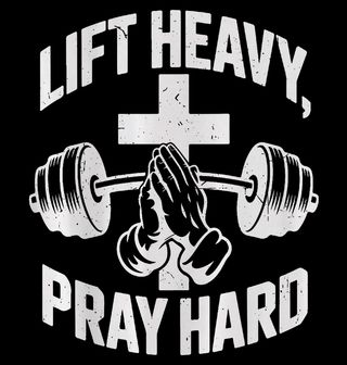 Obrázek 2 produktu Dámské tričko Zvedej těžké, modli se silně Lift Heavy, Pray Hard