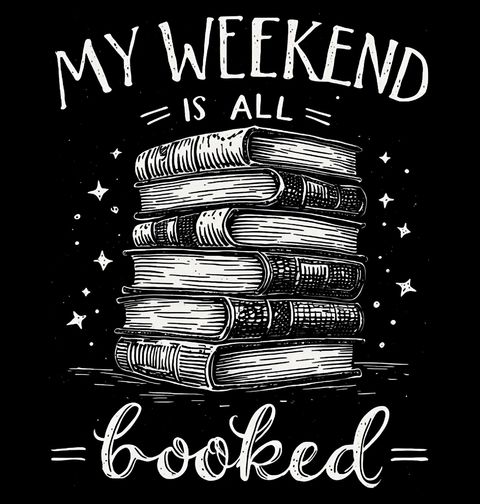 Obrázek produktu Pánské tričko Můj víkend je celý zabookovaný