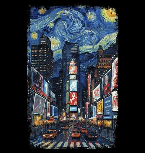 Obrázek produktu Dětské tričko New York Times Square ve Hvězdné noci