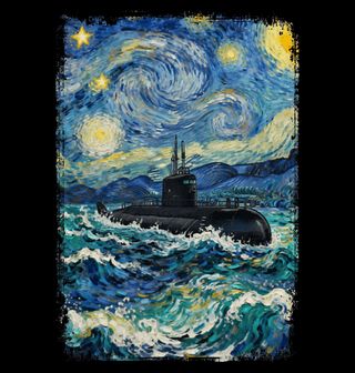 Obrázek 2 produktu Dětské tričko Ponorka ve Hvězdné noci