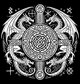 Obrázek 2 produktu Pánská mikina Keltský Drak