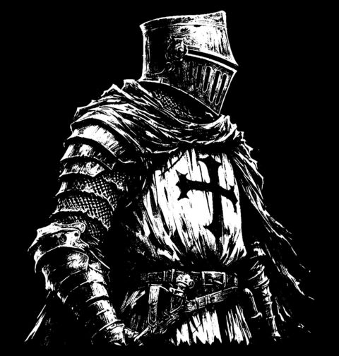 Obrázek produktu Dámské tričko Rytíř Řádu Templářů