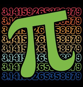 Obrázek 2 produktu Pánské tričko Retro Pí (π) 3,14159...