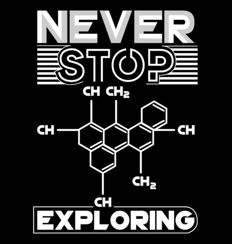 Obrázek produktu Dětské tričko Nikdy nepřestávej objevovat Never Stop Exploring