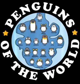 Obrázek 2 produktu Pánská mikina Tučňáci z Celého Světa Penguins of the World