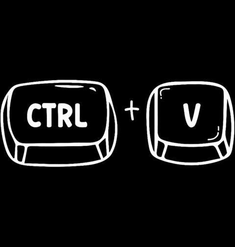 Obrázek produktu Pánská mikina Párové klávesy CTRL + V