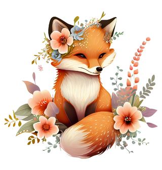 Obrázek 2 produktu Dámské tričko Liška mezi Květinami