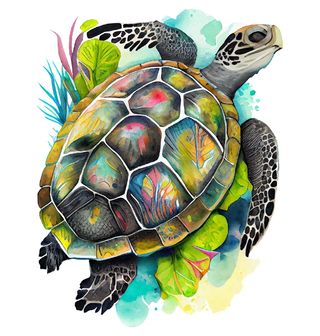 Obrázek 2 produktu Pánské tričko Tropická Mořská Želva