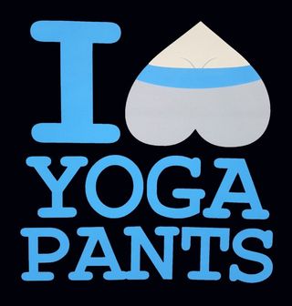 Obrázek 2 produktu Pánské tričko I Love Yoga Pants Miluju Kalhoty na Jógu
