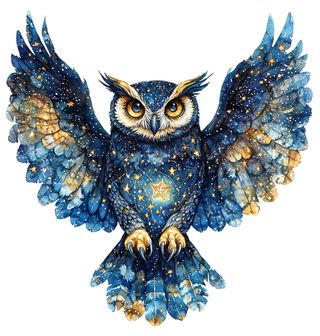 Obrázek 2 produktu Pánské tričko Hvězdná Sova