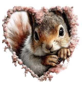 Obrázek 2 produktu Pánské tričko Veverka v Srdci