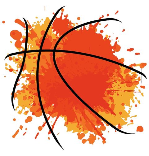 Obrázek produktu Dámské tričko Abstraktní Basketbalový Míč