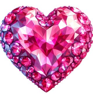 Obrázek 2 produktu Dětské tričko Růžové Diamantové Srdce