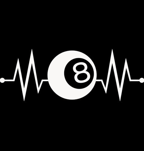 Obrázek produktu Pánské tričko Kardiogram a Kulečníková Koule 8