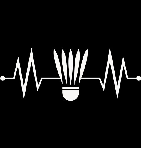 Obrázek produktu Pánská mikina Kardiogram a Badmintonový Míček