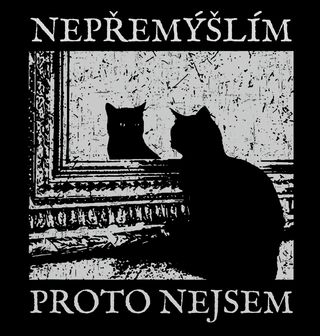 Obrázek 2 produktu Pánská mikina Kočičí Filozof Nepřemýšlím, proto nejsem