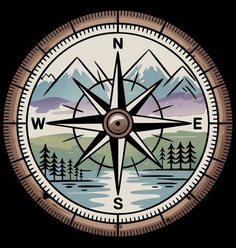 Obrázek produktu Dětské tričko Kompas Přírody