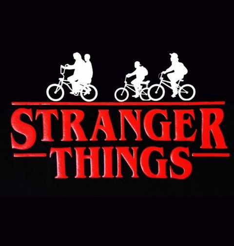Obrázek produktu Dámské tričko Stranger Things Bike Adventure
