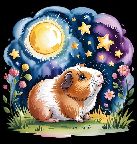 Obrázek produktu Pánské tričko Morče pod Kouzelnými Hvězdami