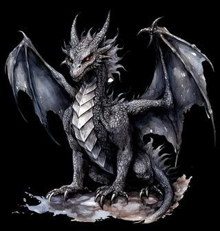 Obrázek 2 produktu Dámské tričko Černý Stínový Drak