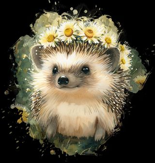 Obrázek 2 produktu Pánská mikina Květinový Ježek