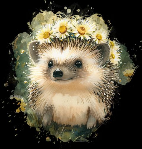 Obrázek produktu Pánská mikina Květinový Ježek