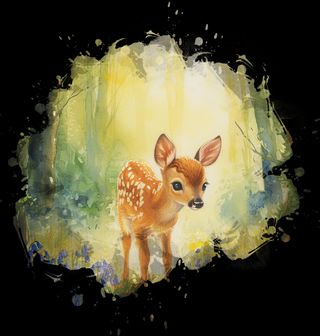 Obrázek 2 produktu Pánská mikina Zvědavý Koloušek v Lese