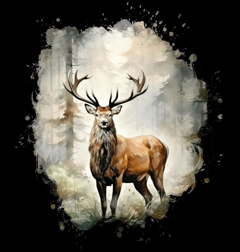 Obrázek produktu Pánské tričko Majestátní Jelen evropský