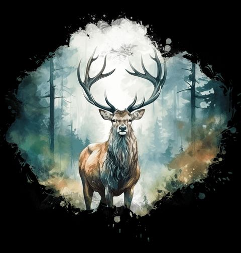 Obrázek produktu Pánská mikina Jelen evropský Strážce Lesa