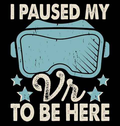 Obrázek produktu Pánská mikina Zastavil jsem svou virtuální realitu, abych tu byl