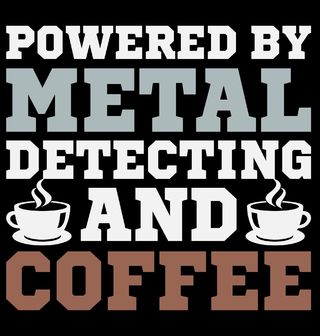 Obrázek 2 produktu Pánská mikina Poháněno Detekcí Kovů a Kávou