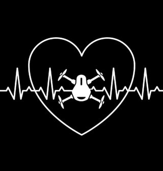 Obrázek 2 produktu Pánská mikina Kardiogram lásky a Dron