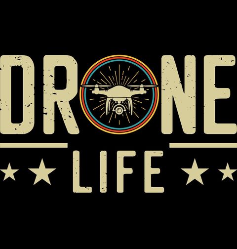 Obrázek produktu Dámské tričko Život s Dronem Drone Life