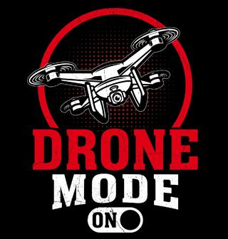 Obrázek 2 produktu Dámské tričko Režim Dronu Zapnutý Drone Mode ON