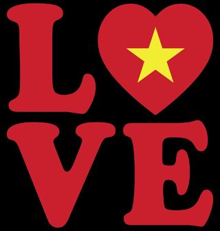 Obrázek 2 produktu Dámské tričko Láska k Vietnamu LOVE