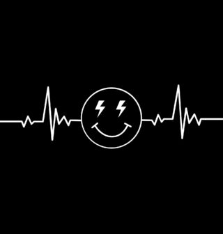 Obrázek 1 produktu Pánská mikina Kardiogram a Párty Smajlík Lightning Eyes Emoji