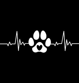 Obrázek 1 produktu Pánské tričko Kardiogram a Psí Packa