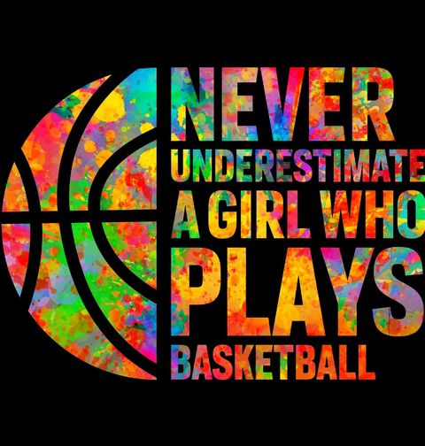 Obrázek produktu Pánské tričko Nikdy Nepodceňuj Basketbalistku