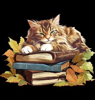 Obrázek 2 produktu Pánské tričko Mainská mývalí Kočka na Knihách