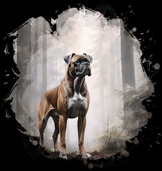 Obrázek 2 produktu Pánská mikina Německý Boxer v Lesní Mlze