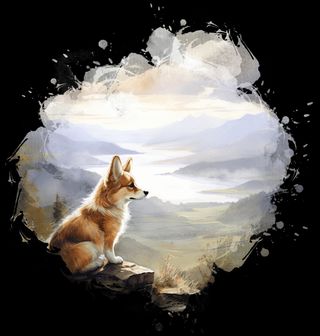 Obrázek 2 produktu Pánská mikina Corgi na Vyhlídce