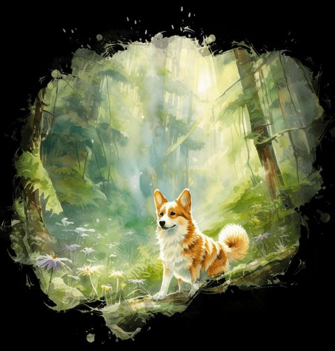 Obrázek produktu Dětské tričko Dobrodružství s Corgim