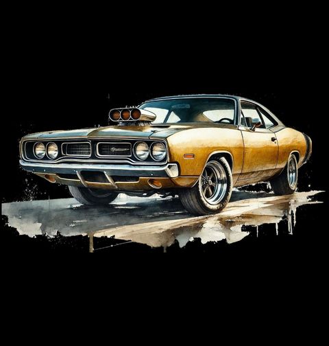 Obrázek produktu Dámské tričko Dodge Super Bee Six Pack