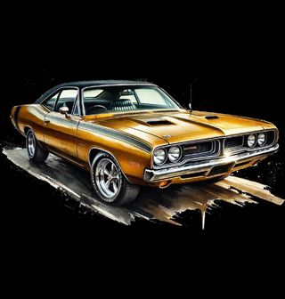 Obrázek 2 produktu Pánská mikina Muscle Car Dodge Charger