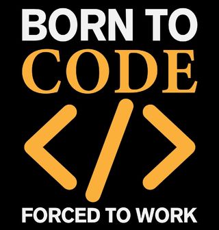 Obrázek 1 produktu Dětské tričko Zrozený ke kódování, Nucený pracovat