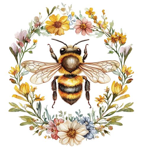 Obrázek produktu Dámské tričko Květinová Včela