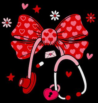 Obrázek 1 produktu Dámské tričko Stetoskop plný Lásky