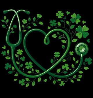 Obrázek 2 produktu Dětské tričko Zelený Stetoskop pro Štěstí